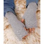 アームカバー 指先スカラップ編みハンドウォーマー アームカバー レディース