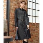 ワンピース デニムシャツワンピース