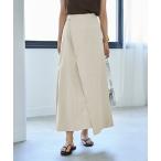 ショッピングAライン スカート はだけないラップ風Aラインスカート