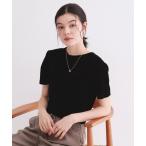 tシャツ フロッキーチュールTシャツ「洗濯機洗い可」 レディース