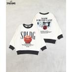 トレーナー 「SPALDING」別注プリントトレーナー キッズ 子供服 男の子 女の子