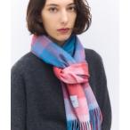 マフラー ストール 「elegancese」Check wave mini レディース