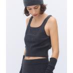 ショッピングキャミソール キャミソール 「elegancese」Sheer cashmere camisole