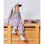 サロペット オーバーオール 総柄カットオールイン キッズ 子供服 男の子 女の子