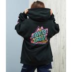 パーカー 「限定」SANTACRUZ/サンタクルーズ  ジップアップ バックプリントパーカー 502254331 レディース