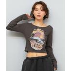 tシャツ BILLABONG/ビラボン ロンT ショート丈 BF014-058 レディース