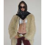 コート アウター Faux Fur Middle Jacket レディース