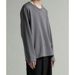 ショッピングシャツ tシャツ Drape U-neck cut-sew/ドレープUネックカットソー メンズ