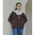 カーディガン ミドル丈ニットジャケット レディース