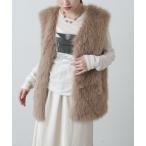 ショッピングファー コート アウター ファーベスト レディース