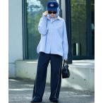 ブラウス シャツ スカーフ付ビックシャツ レディース