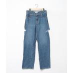 ショッピングforever21 「sakishimatokyo」 「Forever 21」ダメージ加工デニムパンツ L ブルー レディース