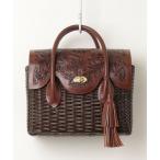 「CARVING TRIBES」 かごバッグ FREE ダークブラウン レディース