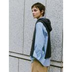 ブラウス シャツ タブスリーブ釦ダウン柄シャツ レディース