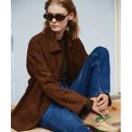 ブルゾン アウター ステンカラーリサイクスウェードライクブルゾン レディース