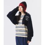 カーディガン 「1/15再値下げ」ショート レタード カーディガン レディース