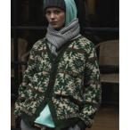 トレーナー スウェット ボア ジャカード カーディガン メンズ