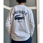 ショッピングラコステ tシャツ LACOSTE / PARISロゴ ヘビーオンス ロングスリーブ Tシャツ メンズ レディース
