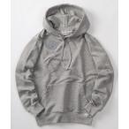 パーカー 「71」「DISCUS/ディスカス」USAコットンブレンド  オーバルワッペンワンポイント刺繍＆ピスネームタグデザイン 裏毛プルパーカー メ