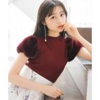 ニット セーター 「8/8(fri)10時発売」ファースリーブニットプルオーバー レディース