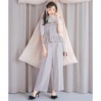 パンツ 「8/8(fri)10時発売」ベルト付きタックワイドパンツ レディース