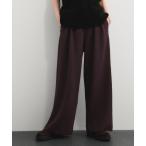 パンツ 「セットアップ対応」フォルムワイドパンツ レディース