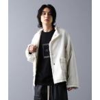 カバーオール DankeSchon/ダンケシェーン/CHAIN EMBROIDERY TWEED JACKET メンズ レディース