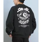 トレーナー スウェット 「ムラサキスポーツ限定」SANTACRUZ/サンタクルーズ トレーナー スウェット クルーネック バックプリント 8BALL