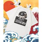 ショッピングバブ tシャツ 「MEMORY」和柄 看板バブチャン Tシャツ / Japanese Pattern Babuchan T-shirt メンズ レディース