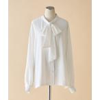 ブラウス シャツ 「nane」ボウタイブラウス レディース