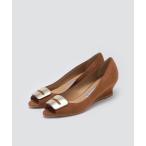 パンプス BETA アネッリフィッビア ウェッジソール パンプス 4.0cm CAMEL