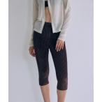 ショッピングmiddle パンツ Stripe Velor Middle Leggings レディース