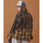 ショッピングSHIRTS シャツ Vintage Design Gradation Ombre Check Shirts / ヴィンテージデザイングラデーションオンブレチェック