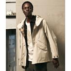 モッズコート コート ロゴエンボス ショートモッズコート メンズ