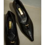 パンプス GRISE5cmレザーカットアウトパンプス