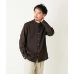 シャツ ウーリースラブオックス スタンダードバンドカラーシャツ メンズ