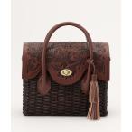 「CARVING TRIBES」 かごバッグ FREE ダークブラウン レディース