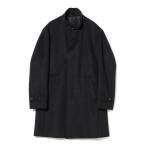 ショッピングラミネート コート ジャケット 防風 タスマニアウール スタンドカラーコート 25FW メンズ