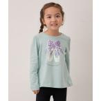 ショッピングスパンコール tシャツ ミラクルスパンコール 長袖Tシャツ キッズ 子供服 女の子