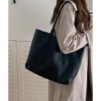 トートバッグ 大容量合皮シンプル