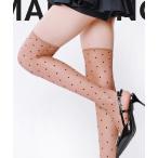 ショッピング水玉 靴下 水玉 ストッキング調 ニーハイソックス cula1260 レディース