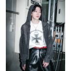  Parker блок сетка вязаный ZIP Parker женский мужской 