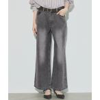 ジーンズ デニム デニムパンツ ローライズワイドデニム レディース