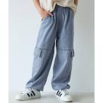 パンツ キッズ ライトデニムカーゴパンツ キッズ 子供服 男の子 女の子