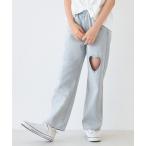 ショッピングcoca パンツ キッズ　デニムハートデザインパンツ キッズ 子供服 女の子