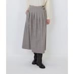 ショッピングスカート スカート 「MTサイズ有り」ギャバジンラップスカート