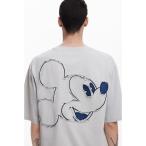 tシャツ ミッキーマウスパッチワークTシャツ メンズ