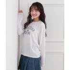 tシャツ 「プチプラ」カレッジロンT キッズ 子供服 女の子