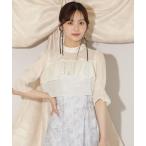 ショッピングシフォン ブラウス シャツ フリル切り替えシフォンブラウス レディース