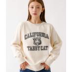 ショッピングミク トレーナー スウェット 「MIXTA/ミクスタ」ロゴスウェット/スウェット/ギフト/加工/ヴィンテージ感「WEB限定」 レディース